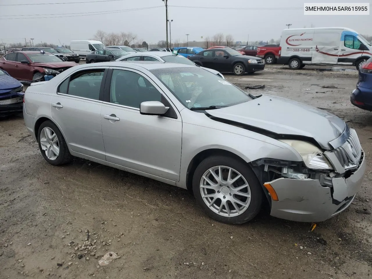 2010 Mercury Milan VIN: 3MEHM0HA5AR615955 Lot: 45707744