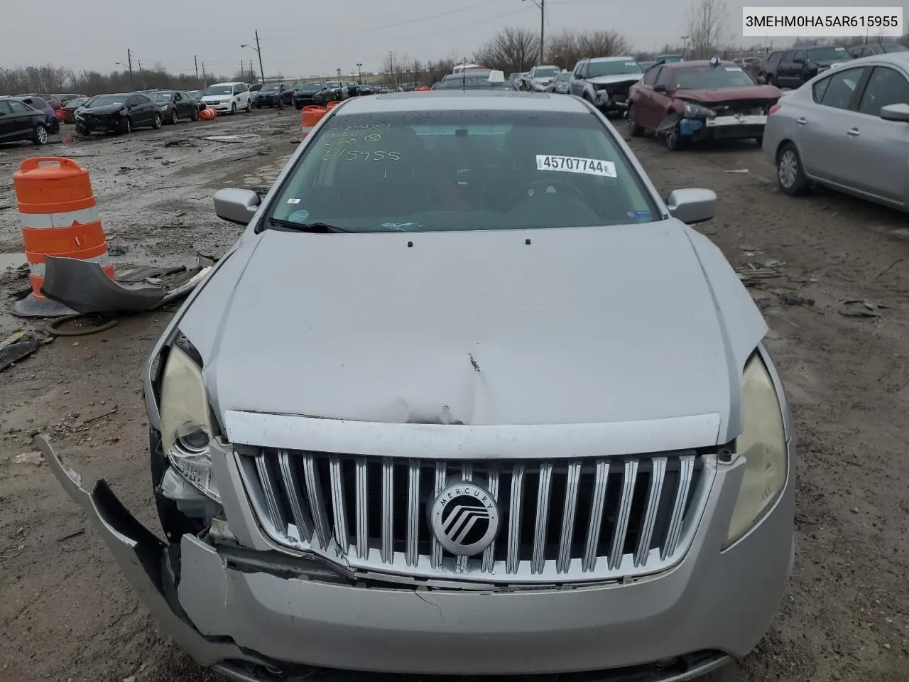 2010 Mercury Milan VIN: 3MEHM0HA5AR615955 Lot: 45707744