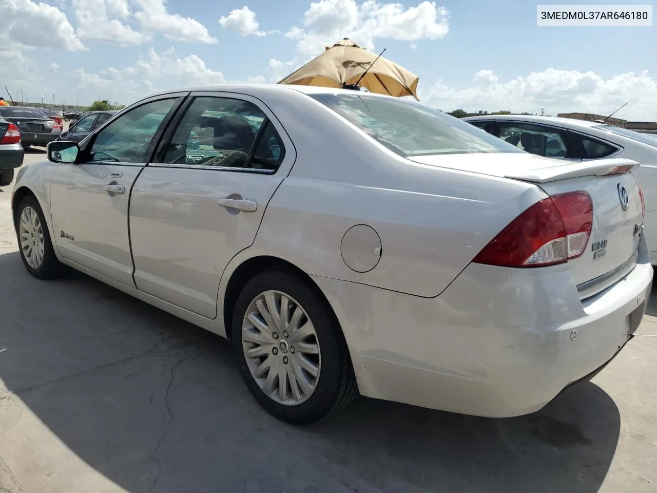 2010 Mercury Milan Hybrid VIN: 3MEDM0L37AR646180 Lot: 59653454