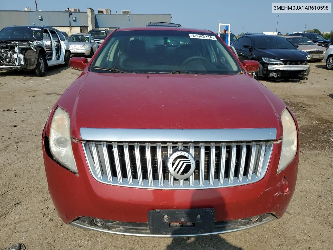 2010 Mercury Milan Premier VIN: 3MEHM0JA1AR610598 Lot: 65345214