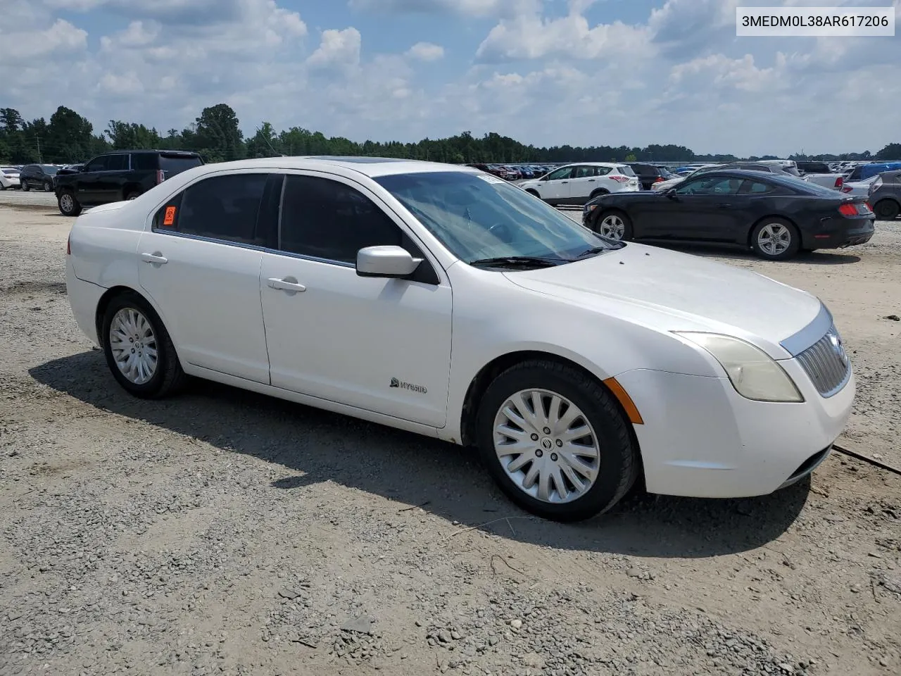 2010 Mercury Milan Hybrid VIN: 3MEDM0L38AR617206 Lot: 67954304