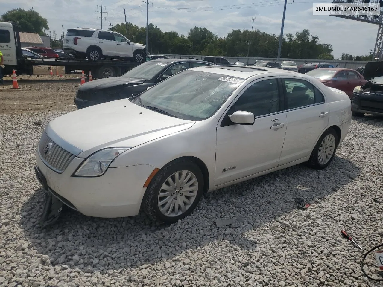 2010 Mercury Milan Hybrid VIN: 3MEDM0L34AR646167 Lot: 68902794