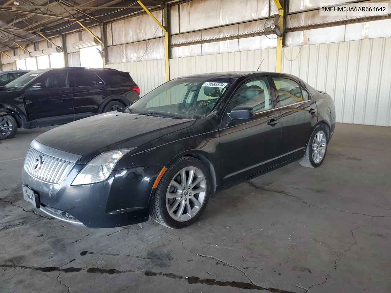 2010 Mercury Milan Premier VIN: 3MEHM0JA6AR664642 Lot: 70593834