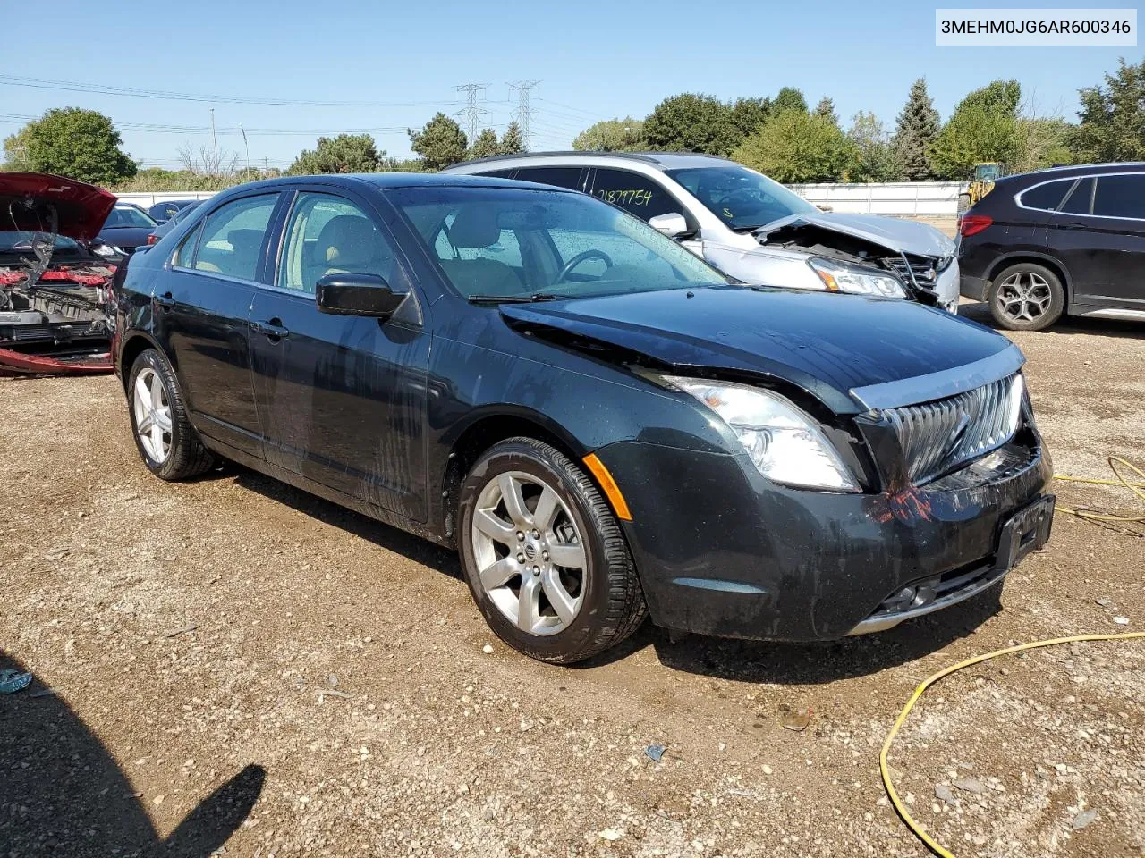 2010 Mercury Milan Premier VIN: 3MEHM0JG6AR600346 Lot: 71935714