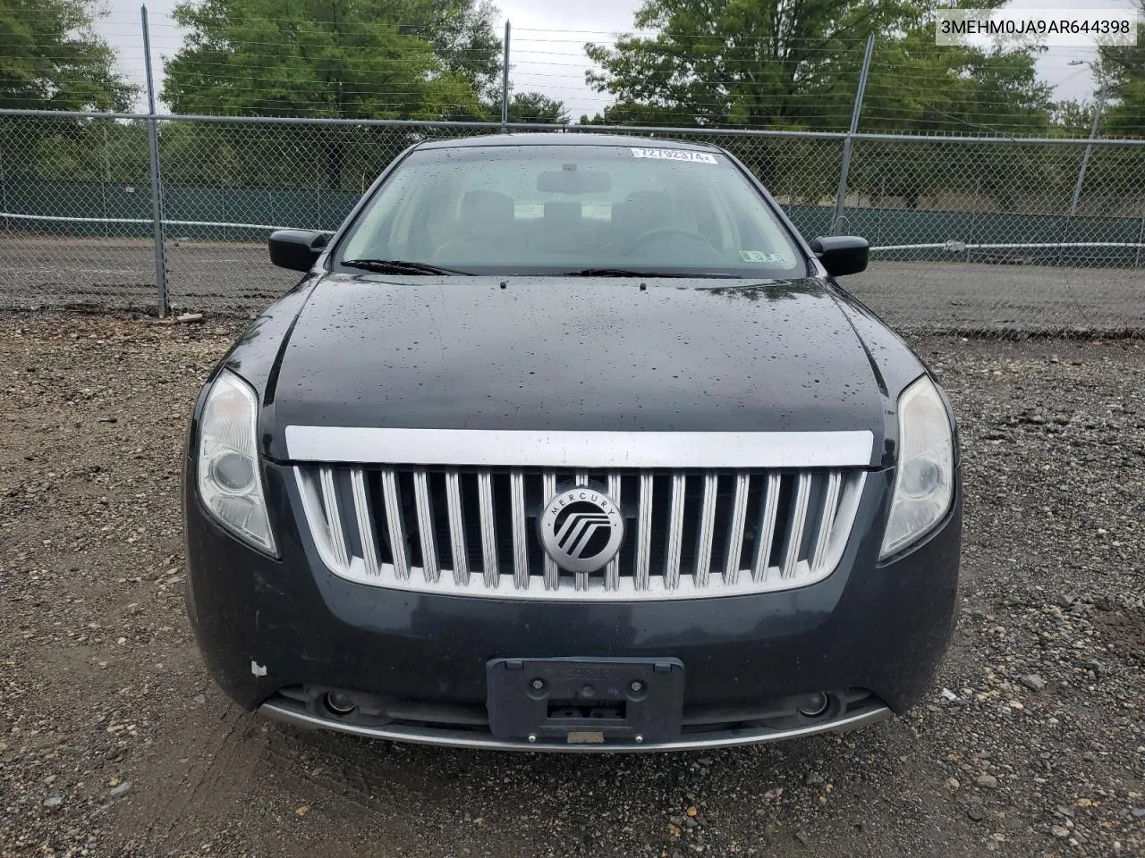 2010 Mercury Milan Premier VIN: 3MEHM0JA9AR644398 Lot: 72792374