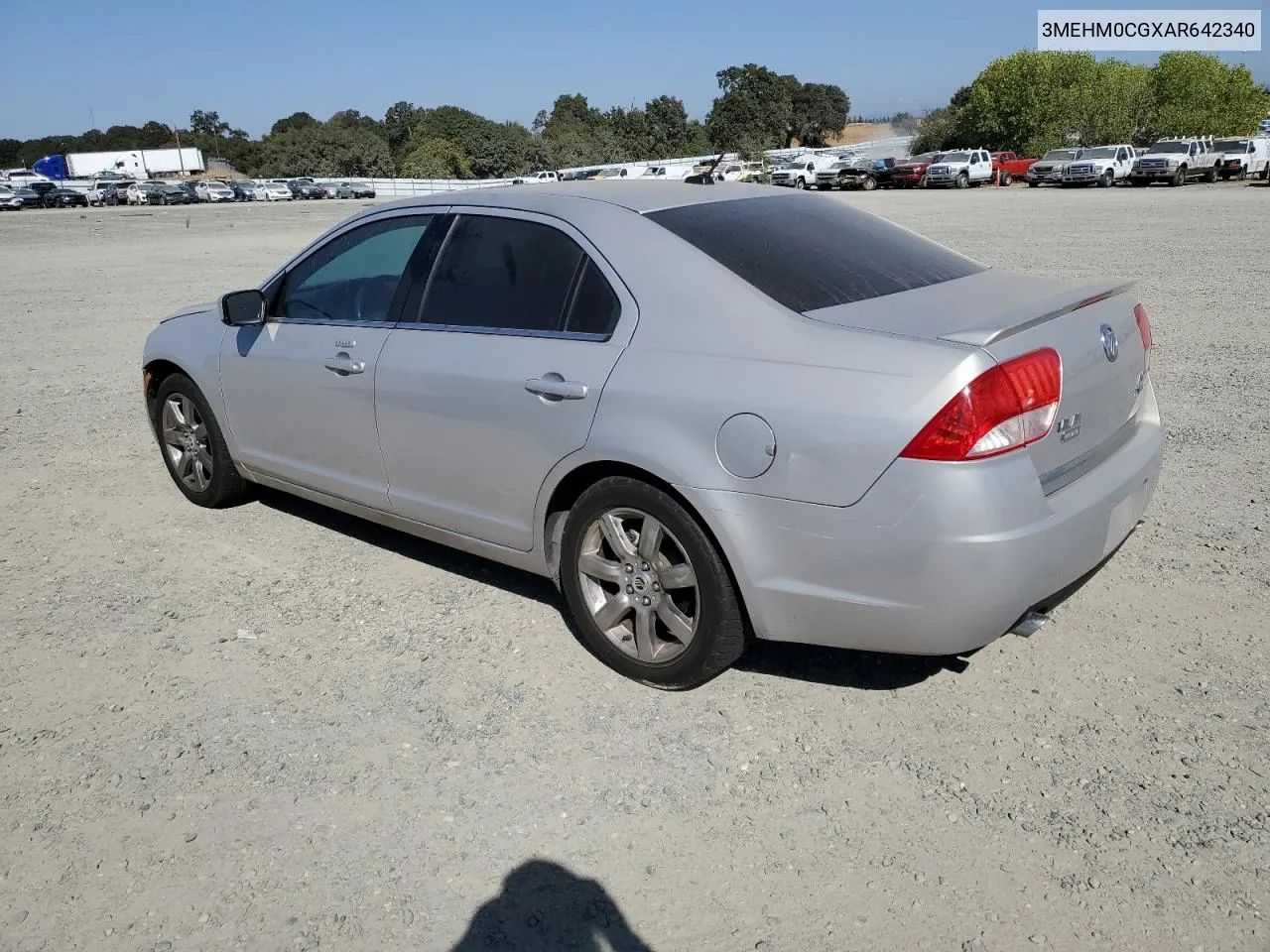 2010 Mercury Milan Premier VIN: 3MEHM0CGXAR642340 Lot: 73208894