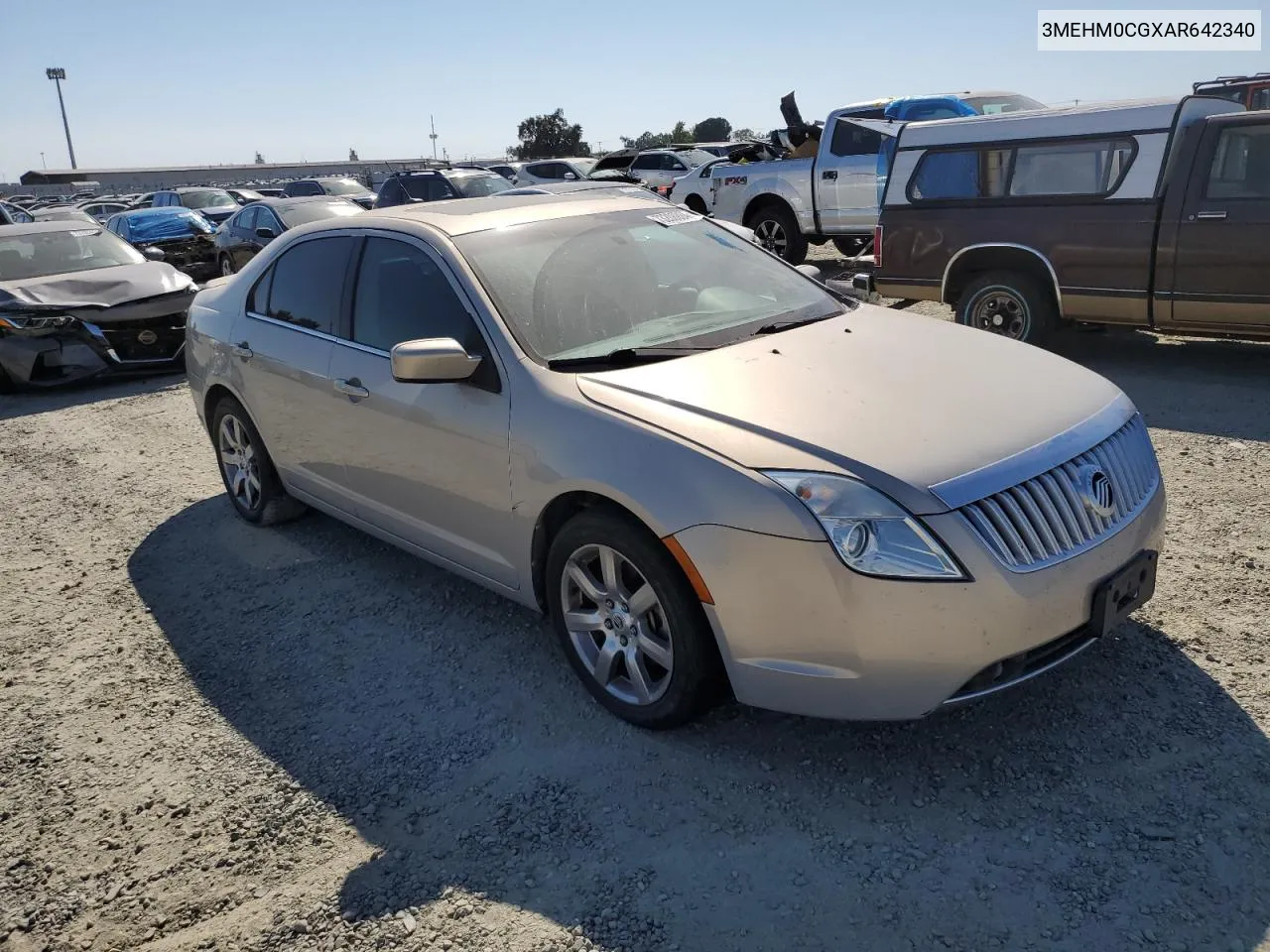 2010 Mercury Milan Premier VIN: 3MEHM0CGXAR642340 Lot: 73208894