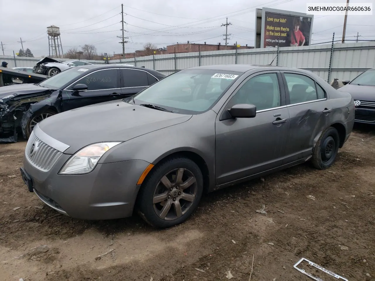 2010 Mercury Milan Premier VIN: 3MEHM0CG0AR660636 Lot: 73783564