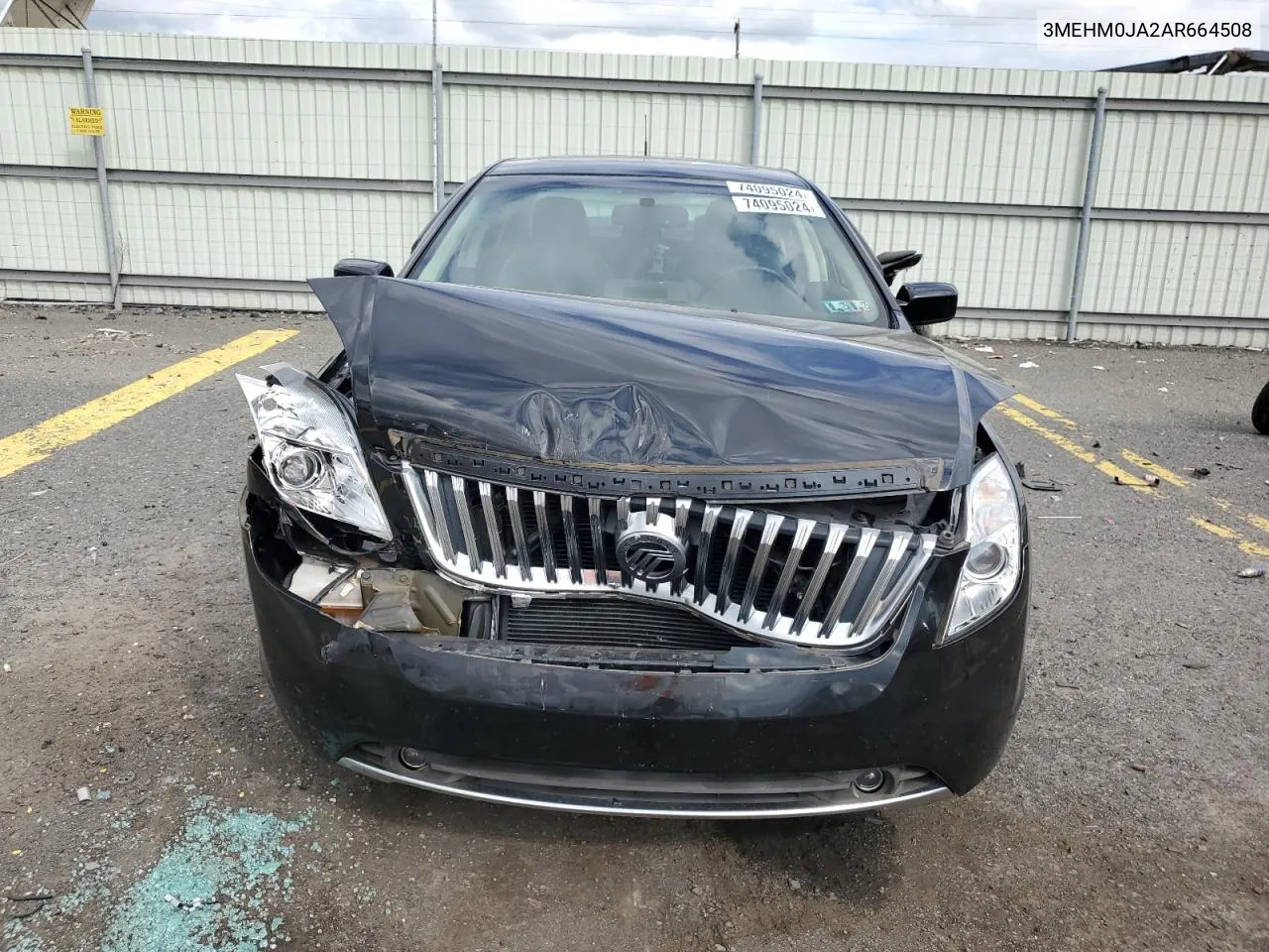 2010 Mercury Milan Premier VIN: 3MEHM0JA2AR664508 Lot: 74095024