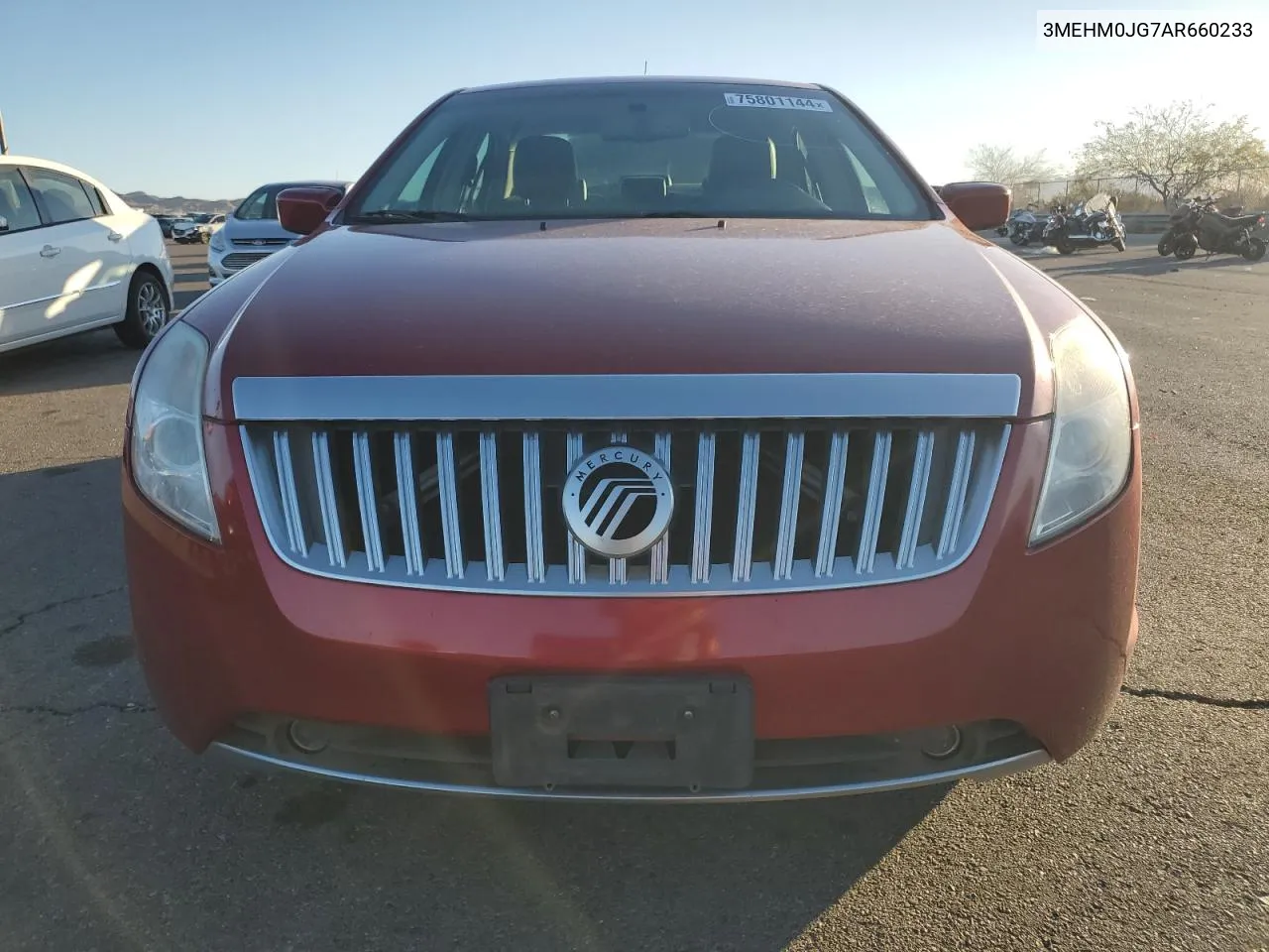 2010 Mercury Milan Premier VIN: 3MEHM0JG7AR660233 Lot: 75801144