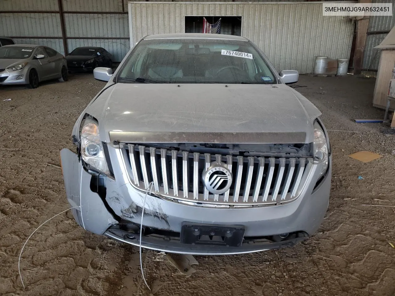 2010 Mercury Milan Premier VIN: 3MEHM0JG9AR632451 Lot: 76740014