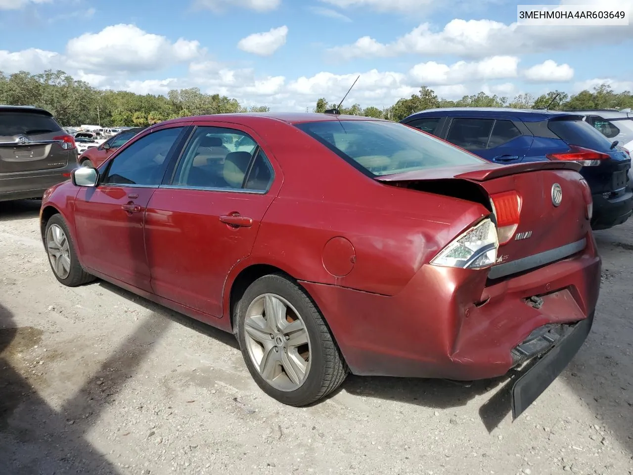 2010 Mercury Milan VIN: 3MEHM0HA4AR603649 Lot: 79036404