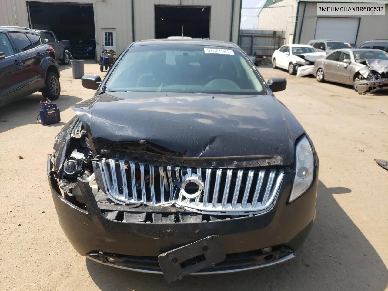 2011 Mercury Milan VIN: 3MEHM0HAXBR600532 Lot: 62521564