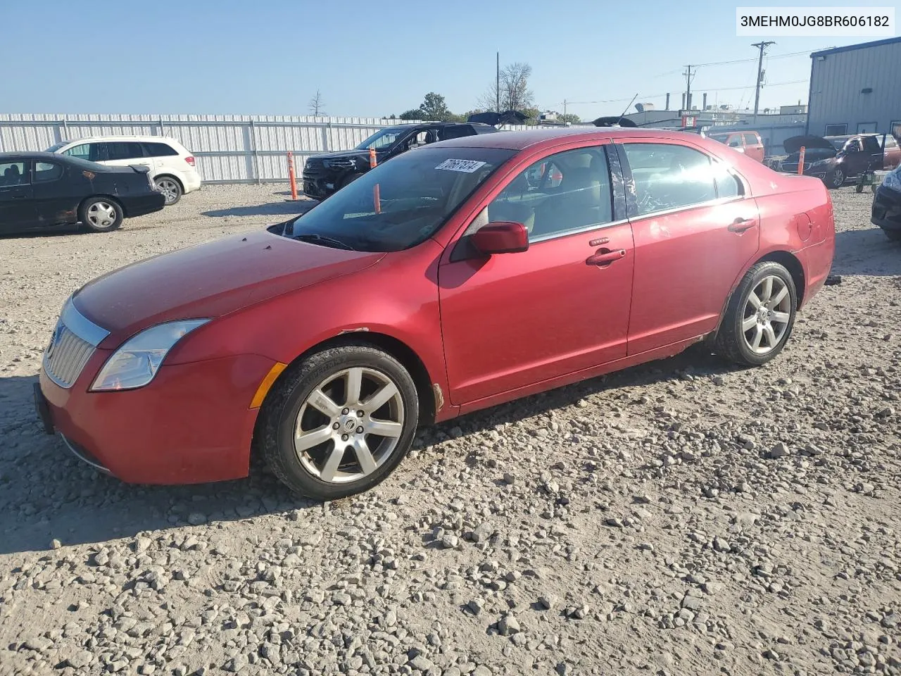 2011 Mercury Milan Premier VIN: 3MEHM0JG8BR606182 Lot: 70667874