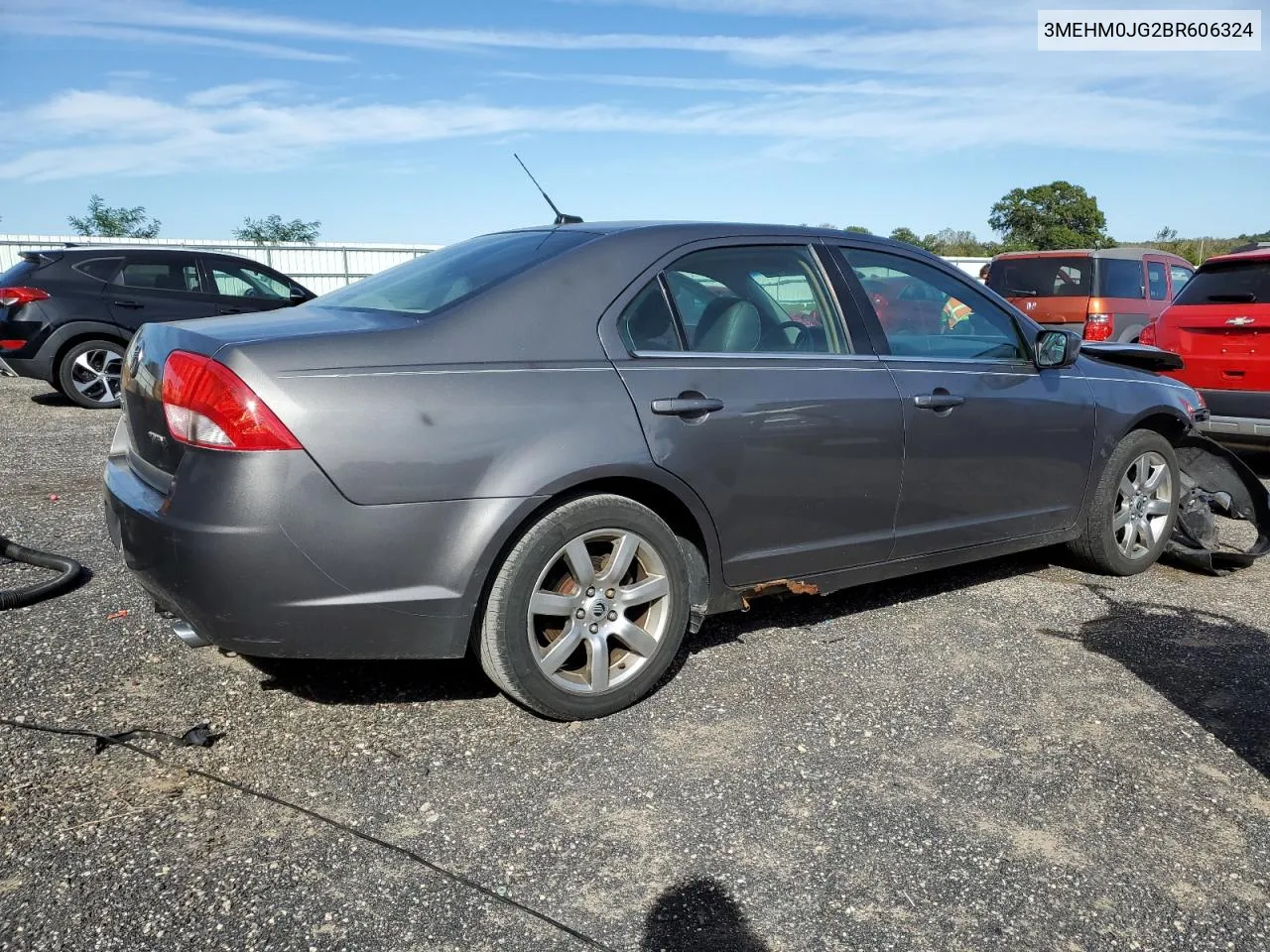 2011 Mercury Milan Premier VIN: 3MEHM0JG2BR606324 Lot: 74047194