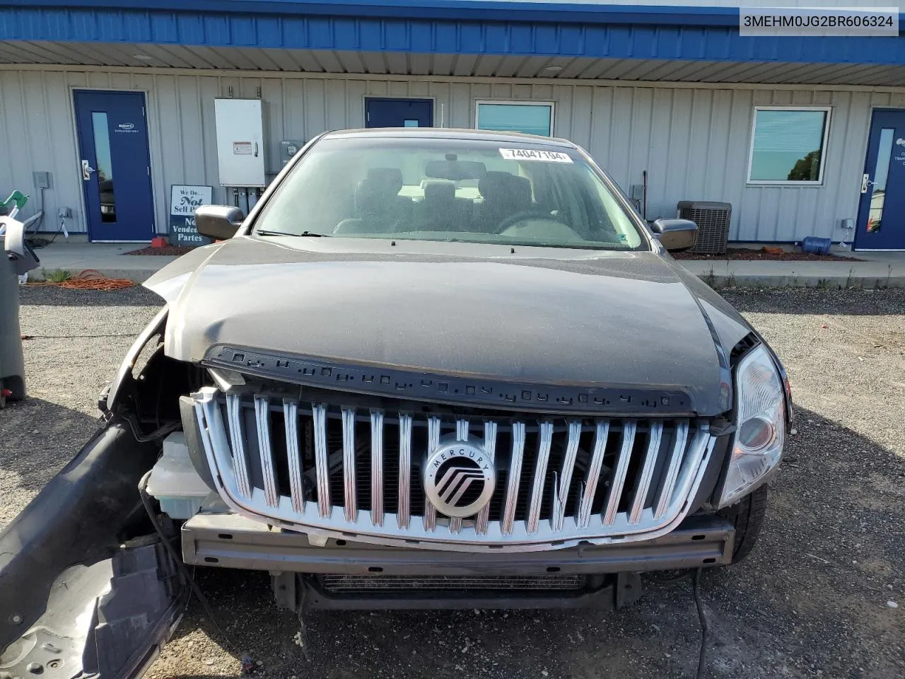 2011 Mercury Milan Premier VIN: 3MEHM0JG2BR606324 Lot: 74047194