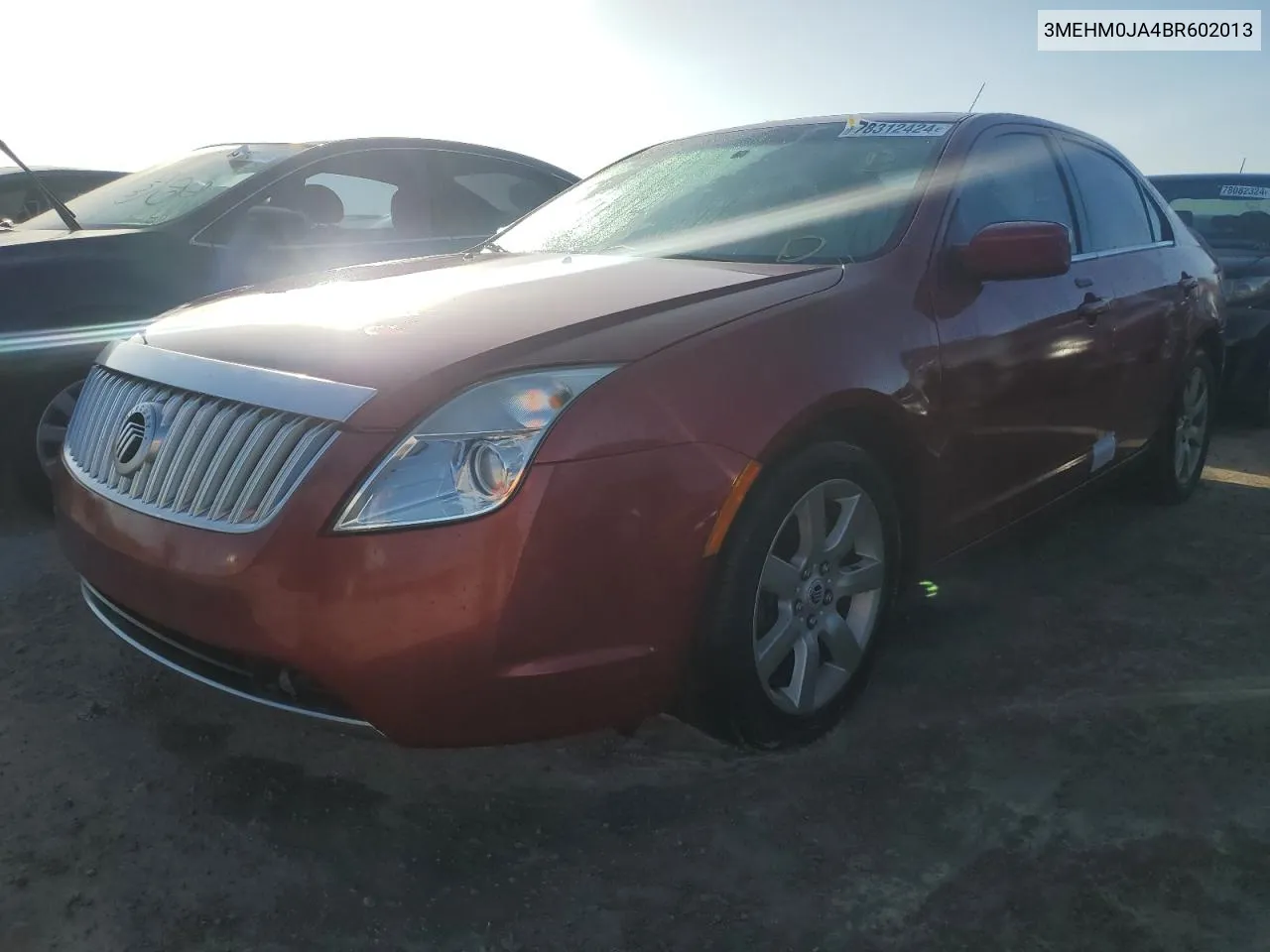 2011 Mercury Milan Premier VIN: 3MEHM0JA4BR602013 Lot: 78312424