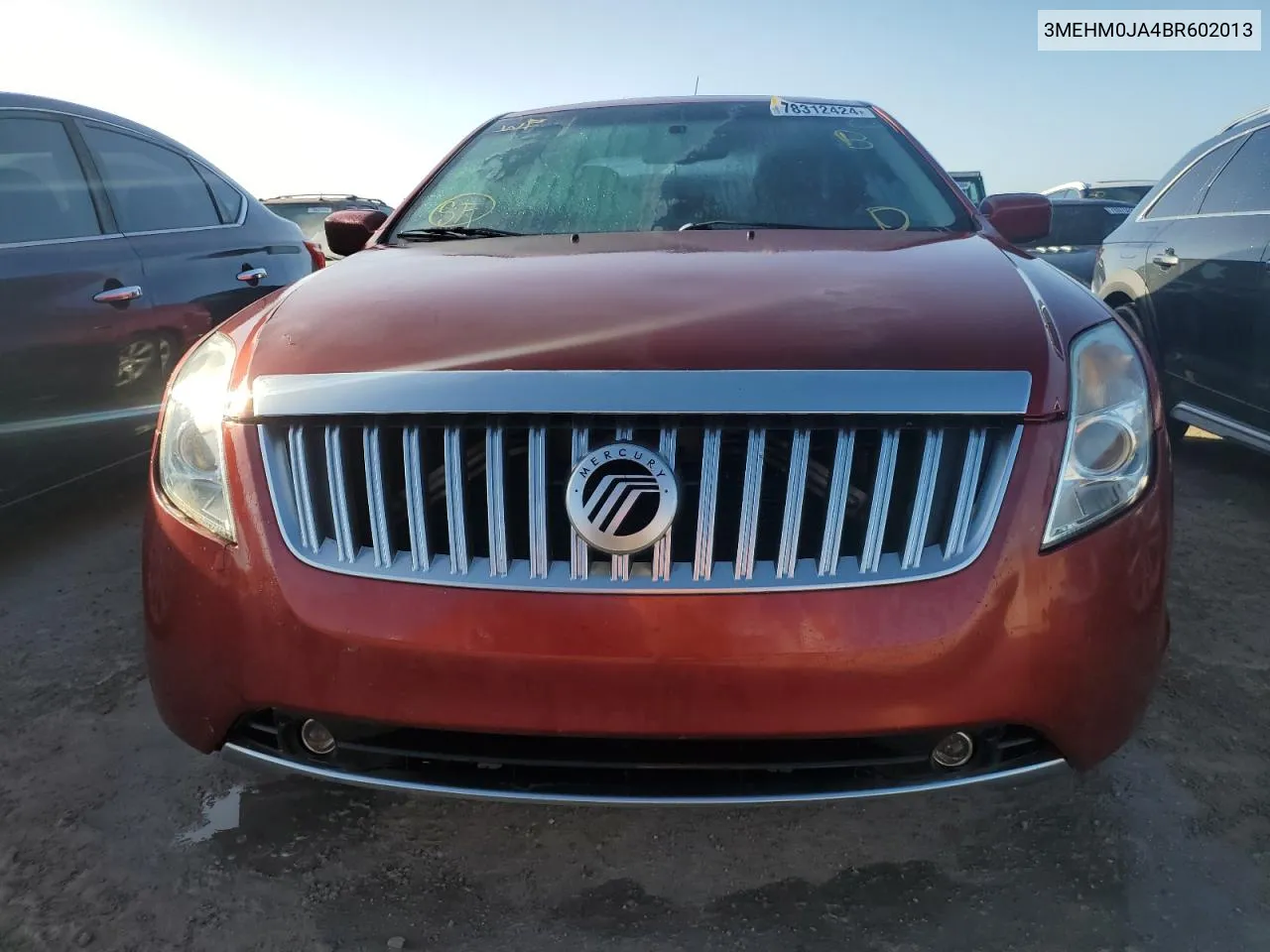 2011 Mercury Milan Premier VIN: 3MEHM0JA4BR602013 Lot: 78312424