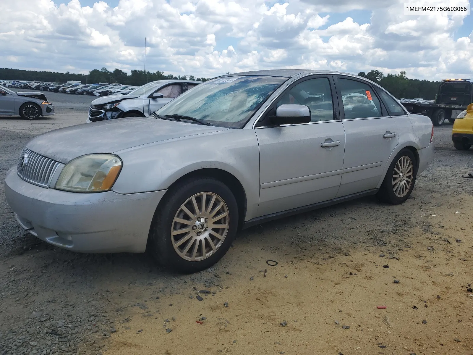 2005 Mercury Montego Premier VIN: 1MEFM42175G603066 Lot: 51176974