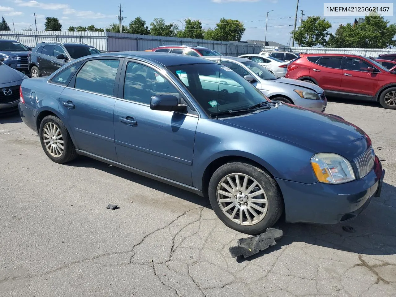 2005 Mercury Montego Premier VIN: 1MEFM42125G621457 Lot: 67823434