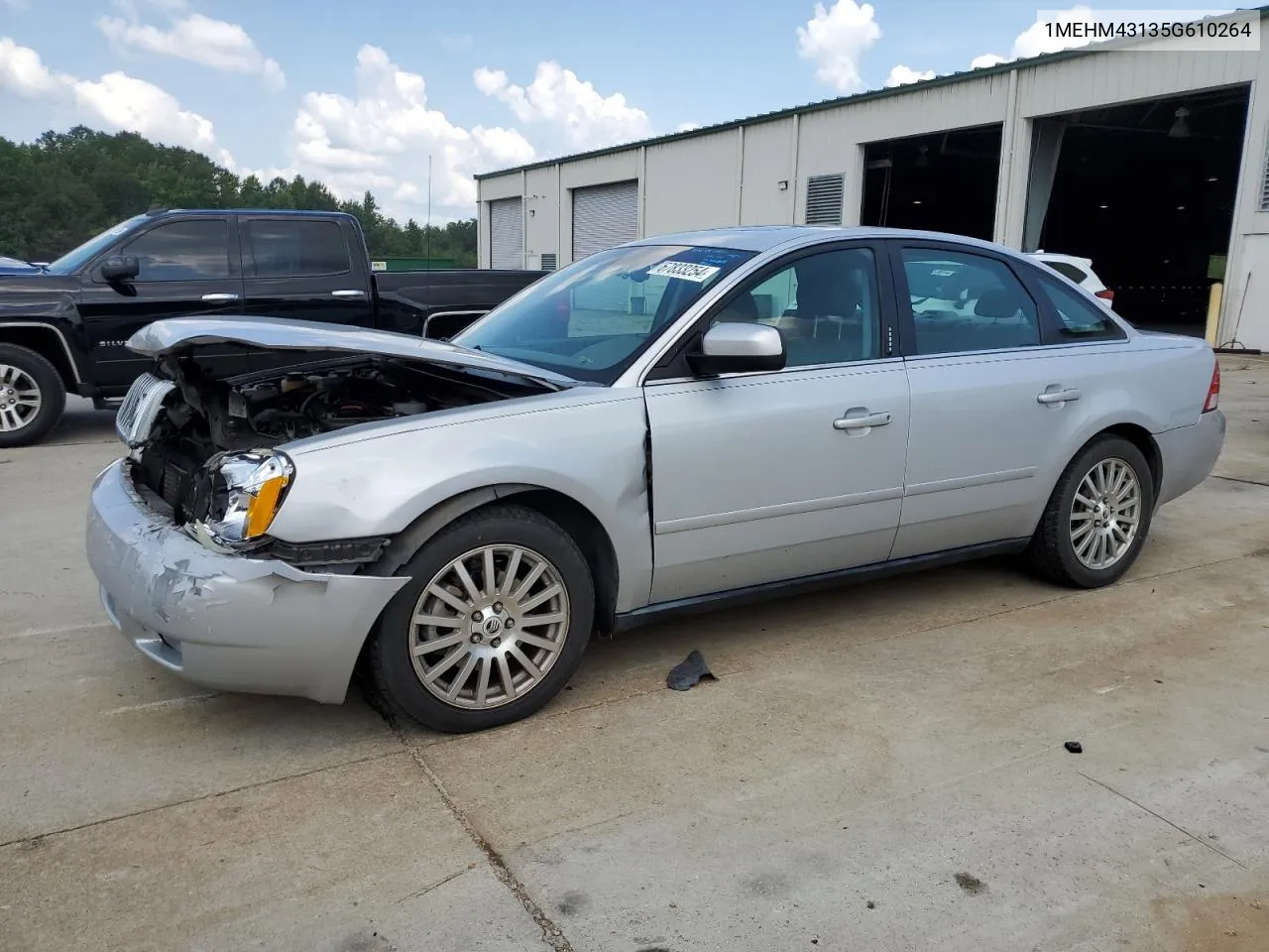 1MEHM43135G610264 2005 Mercury Montego Premier