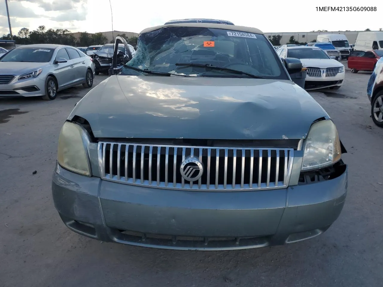 2005 Mercury Montego Premier VIN: 1MEFM42135G609088 Lot: 72158584