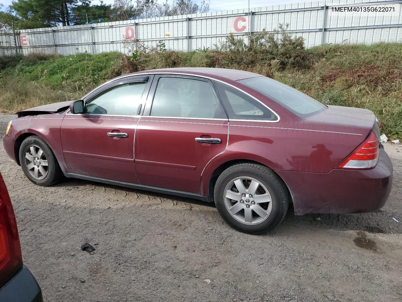 2005 Mercury Montego Luxury VIN: 1MEFM40135G622071 Lot: 73667504