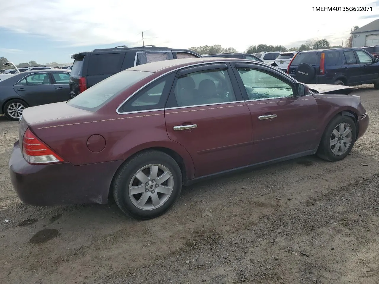 2005 Mercury Montego Luxury VIN: 1MEFM40135G622071 Lot: 73667504