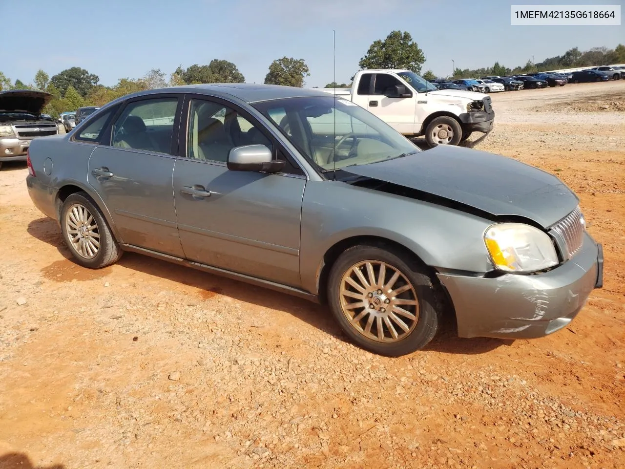 2005 Mercury Montego Premier VIN: 1MEFM42135G618664 Lot: 74363204