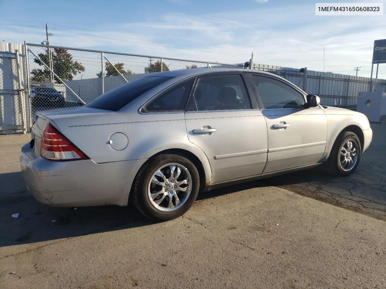 2005 Mercury Montego Premier VIN: 1MEFM43165G608323 Lot: 77156404