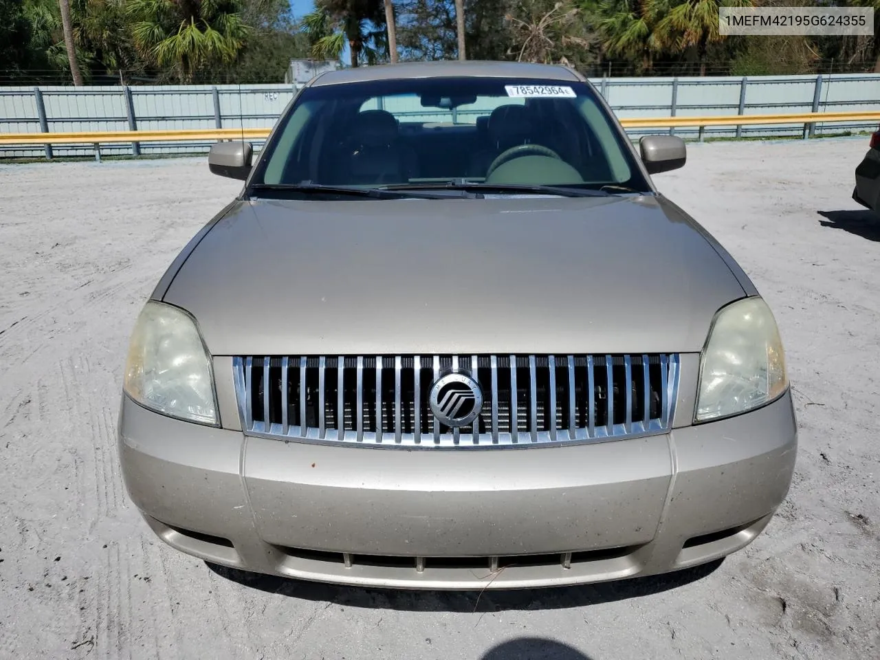 2005 Mercury Montego Premier VIN: 1MEFM42195G624355 Lot: 78542964