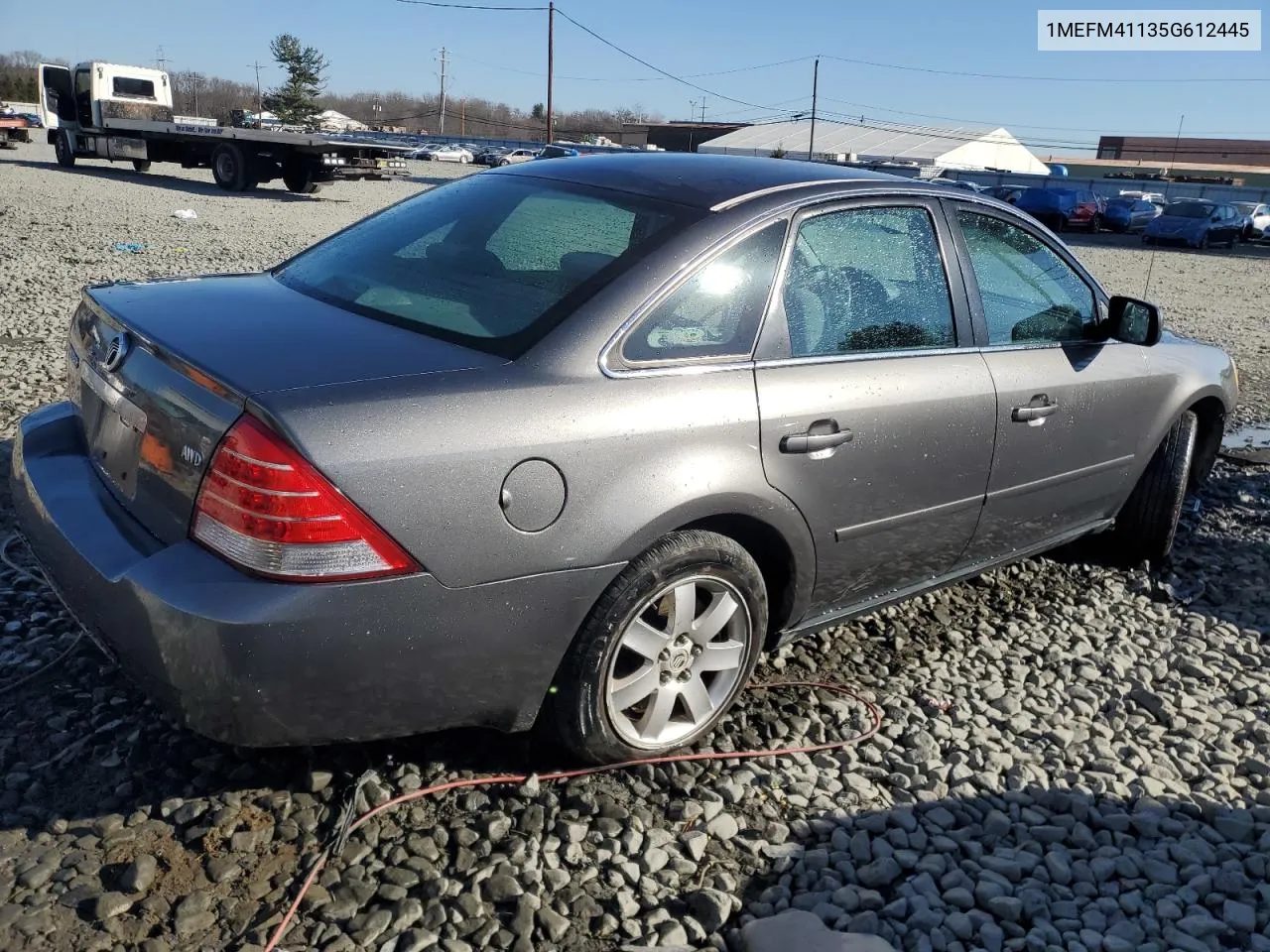 1MEFM41135G612445 2005 Mercury Montego Luxury