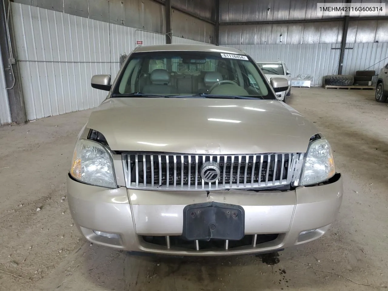 1MEHM42116G606314 2006 Mercury Montego Premier