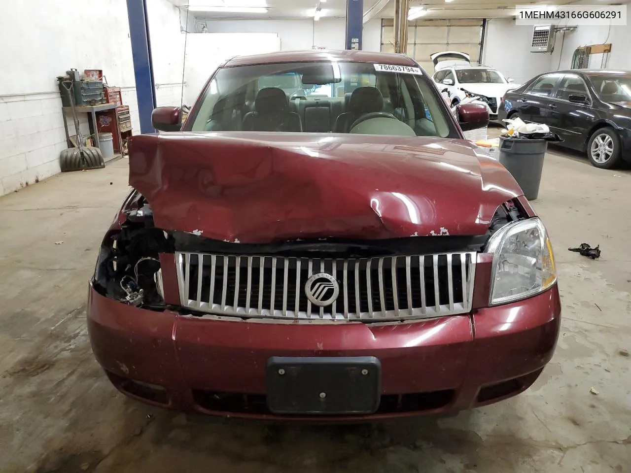 2006 Mercury Montego Premier VIN: 1MEHM43166G606291 Lot: 78663794