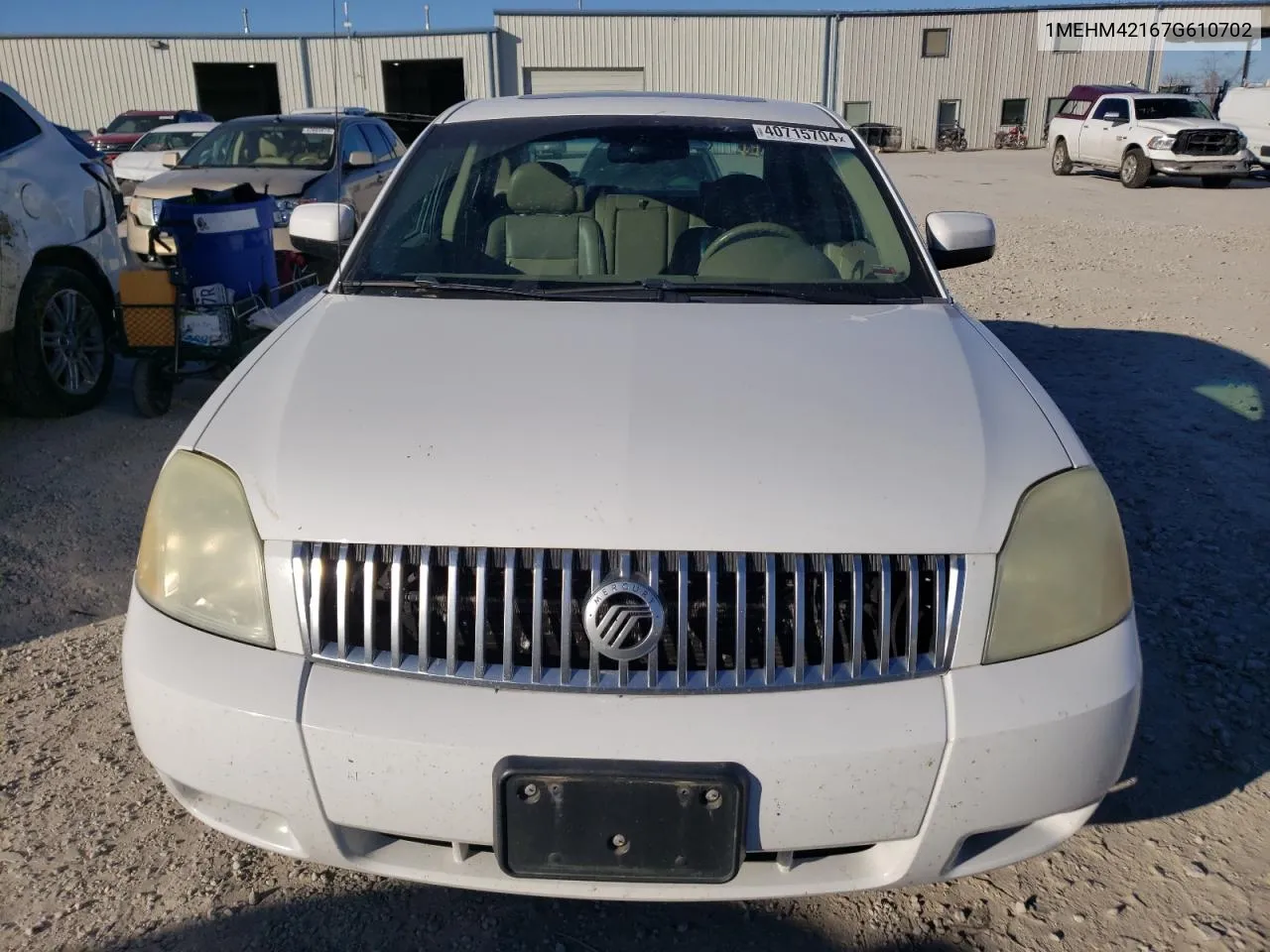 2007 Mercury Montego Premier VIN: 1MEHM42167G610702 Lot: 40715704