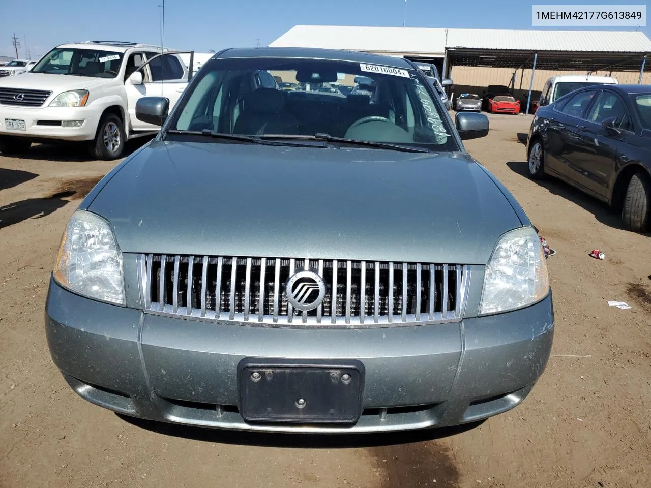 2007 Mercury Montego Premier VIN: 1MEHM42177G613849 Lot: 62016004