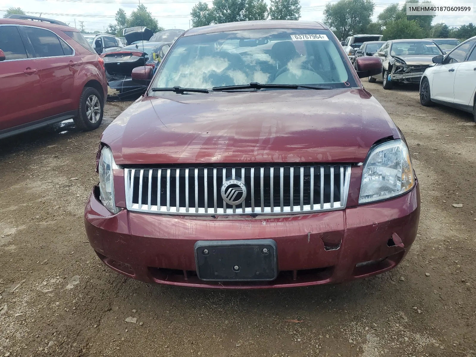 1MEHM40187G609599 2007 Mercury Montego Luxury