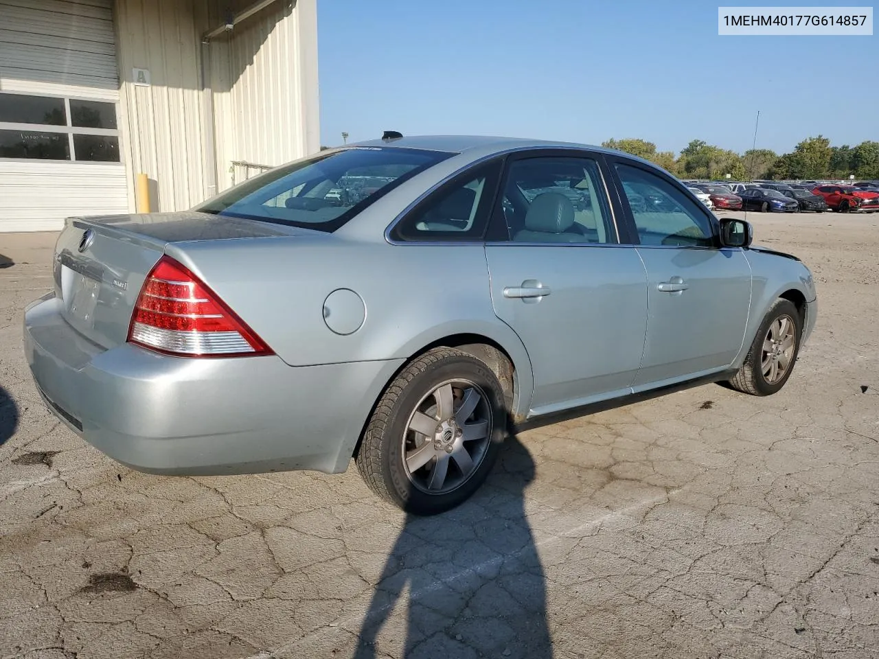 2007 Mercury Montego Luxury VIN: 1MEHM40177G614857 Lot: 71756194