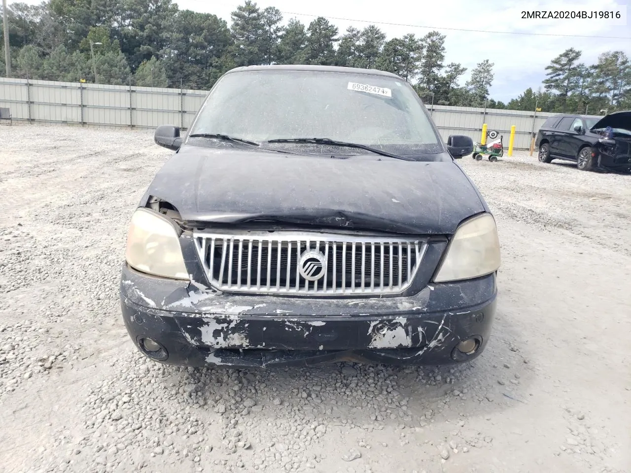 2004 Mercury Monterey VIN: 2MRZA20204BJ19816 Lot: 69362474