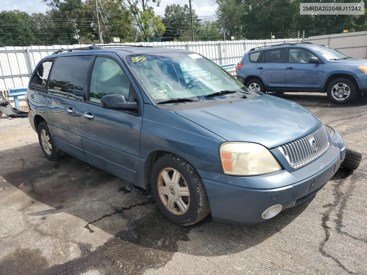 2004 Mercury Monterey VIN: 2MRDA20204BJ11242 Lot: 71081394