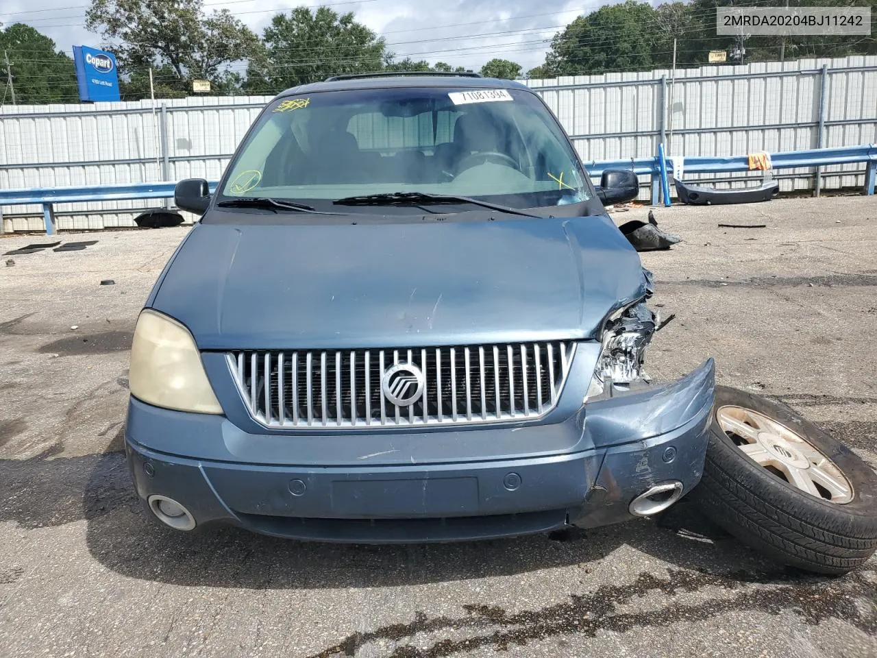 2004 Mercury Monterey VIN: 2MRDA20204BJ11242 Lot: 71081394