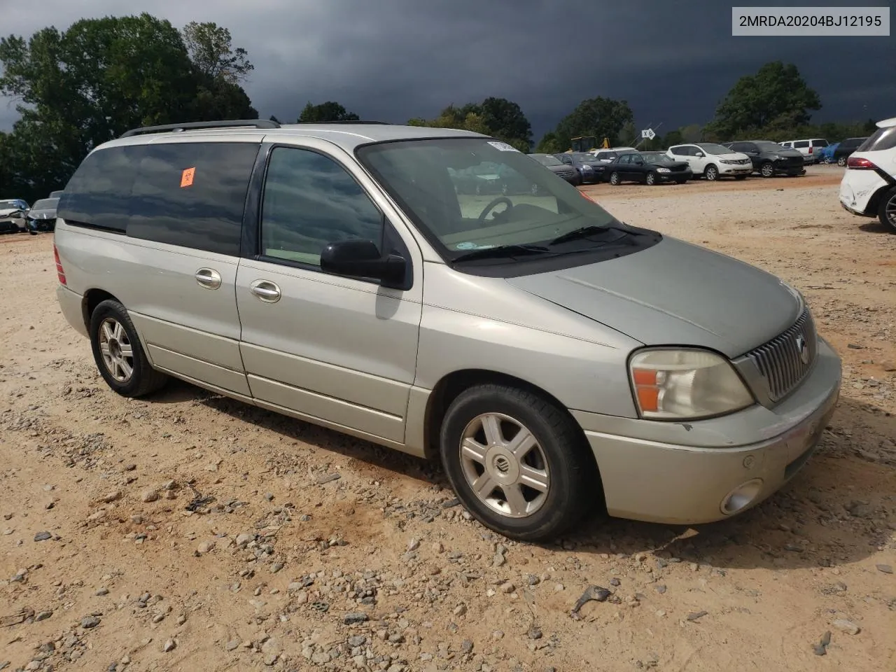 2004 Mercury Monterey VIN: 2MRDA20204BJ12195 Lot: 71349394