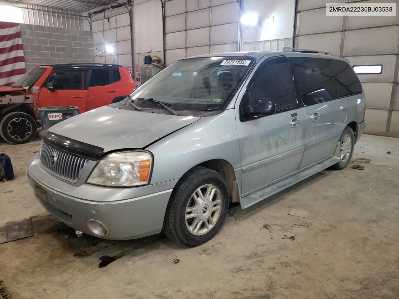 2006 Mercury Monterey Luxury VIN: 2MRDA22236BJ03538 Lot: 44144123