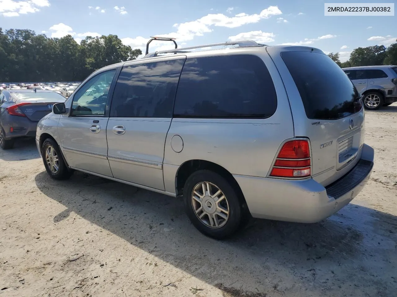 2007 Mercury Monterey Luxury VIN: 2MRDA22237BJ00382 Lot: 75232414