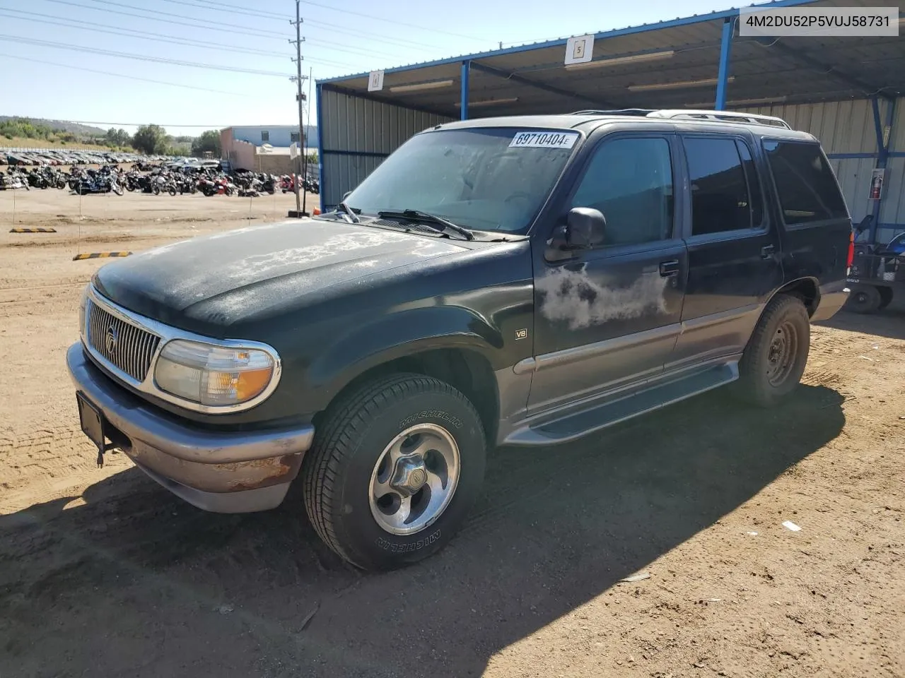 1997 Mercury Mountaineer VIN: 4M2DU52P5VUJ58731 Lot: 69710404