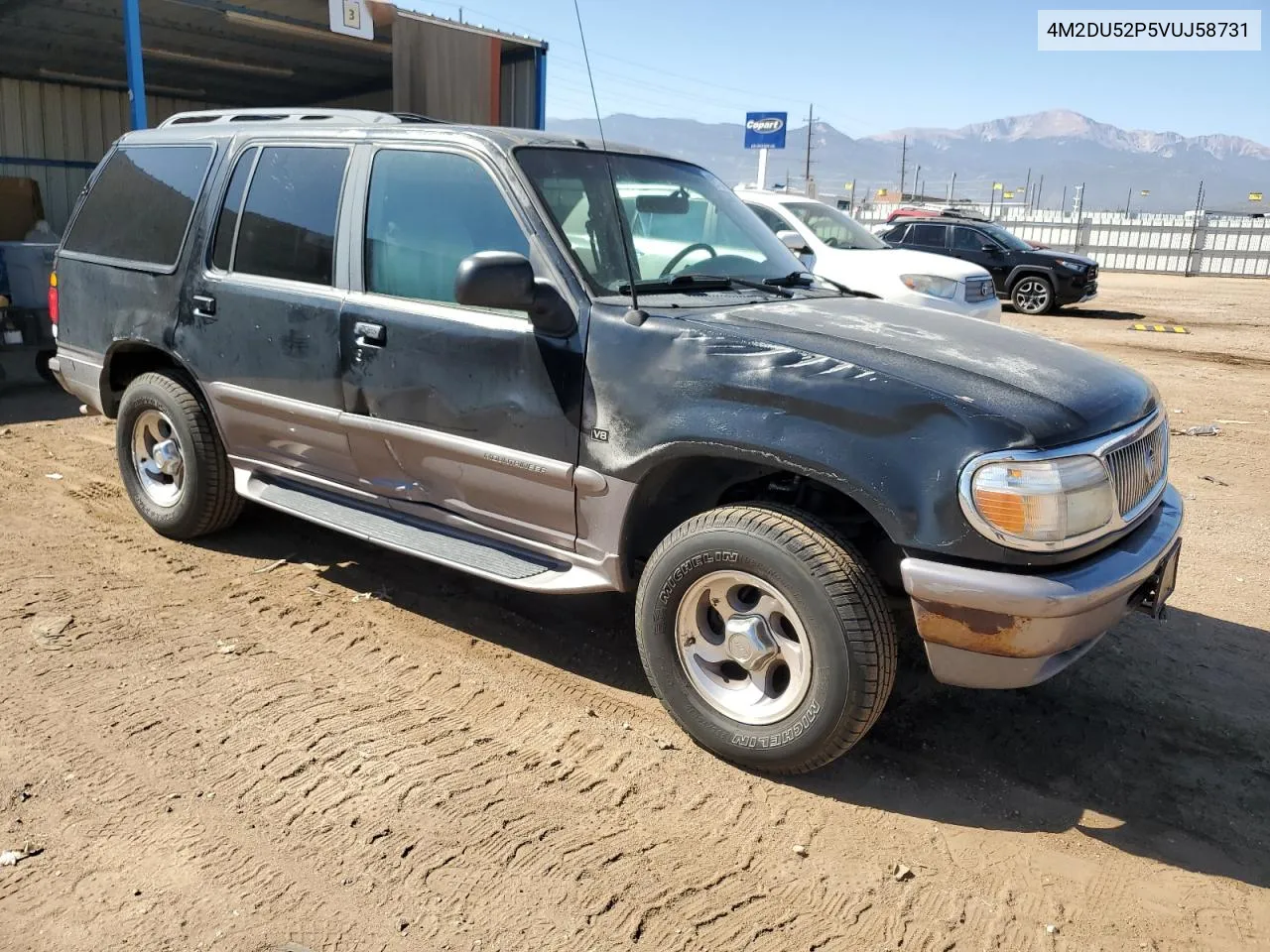 1997 Mercury Mountaineer VIN: 4M2DU52P5VUJ58731 Lot: 69710404