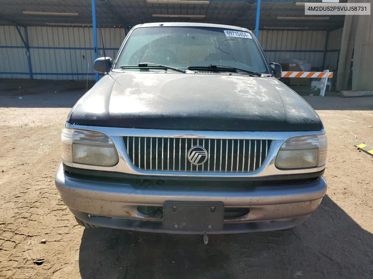 1997 Mercury Mountaineer VIN: 4M2DU52P5VUJ58731 Lot: 69710404