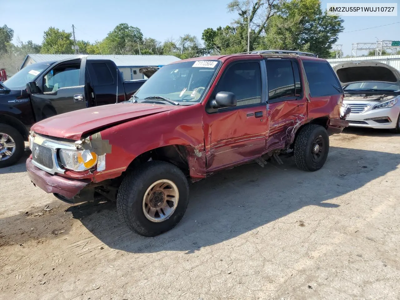 4M2ZU55P1WUJ10727 1998 Mercury Mountaineer