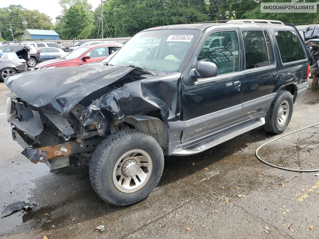 2000 Mercury Mountaineer VIN: 4M2DU66P2YUJ35413 Lot: 52535624