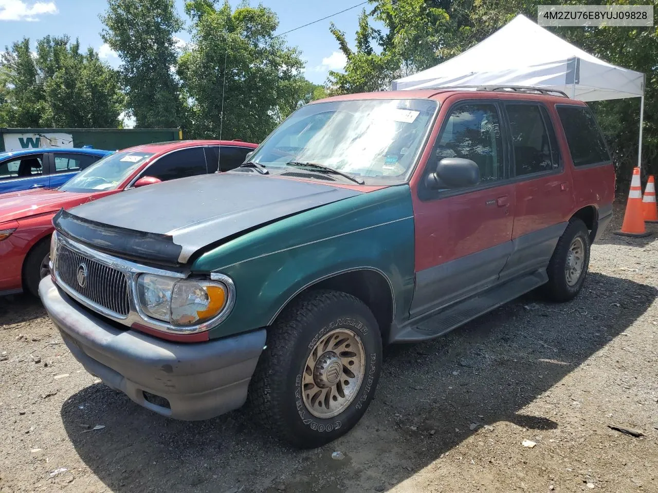 2000 Mercury Mountaineer VIN: 4M2ZU76E8YUJ09828 Lot: 62706994